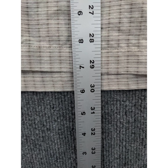 Mens Batik Bay Short Sleeve Button Up Shirt Size L Gray 24W 30L - Picture 5 of 11